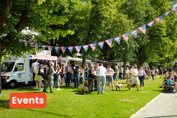 photo of an outdoor event where mobile security units could be useful to monitor crowds